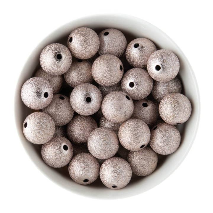 20mm Stardust Acrylic Round Beads for wholesale by Cara & Co Silicone Craft Supply