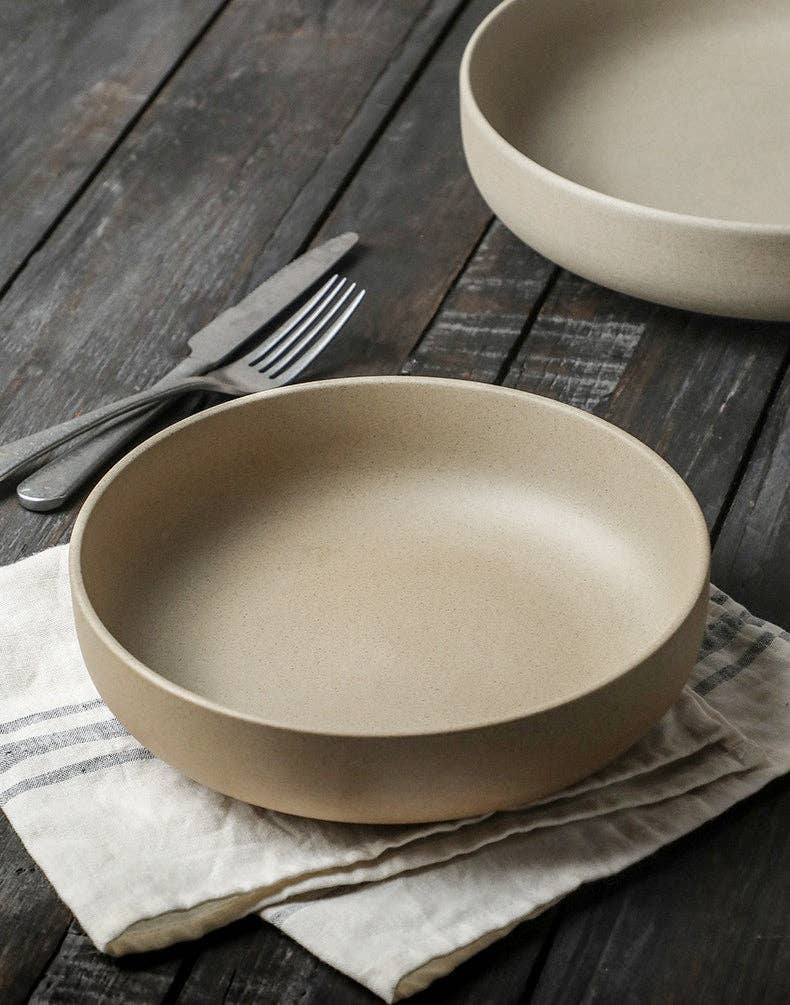 Gohobi （We cover U.S. import duties） – wholesale Dinner plate – Gohobi Japanese Vintage Ceramic Deep Plate3