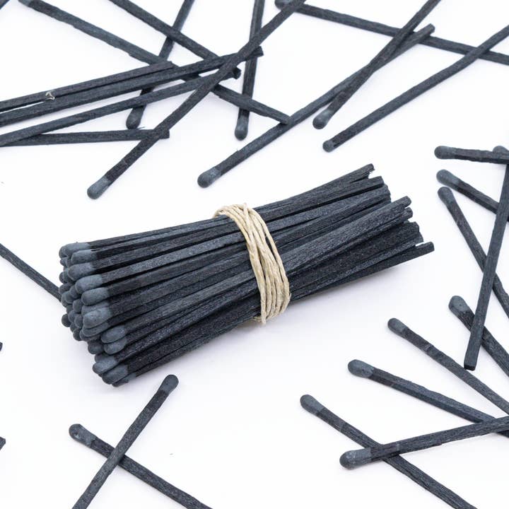 Chandler Studio – Großhandel Streichhölzer – Streichhölzer mit Holzkohlespitze, 10,2 cm, Großpackung, lose, 100 Stück