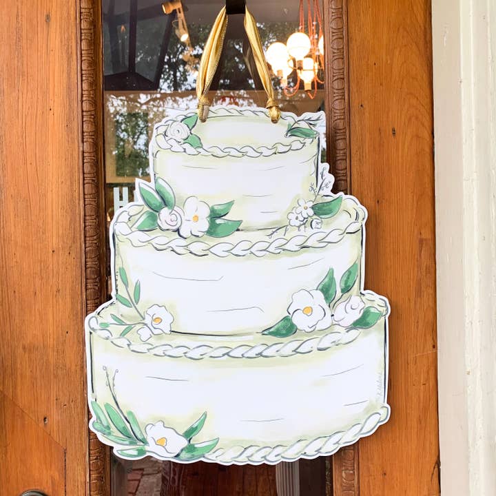 Home Malone - Wholesale Door Hanger - Wedding Cake Door Hanger