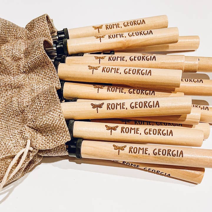 Wild Larch Creative - Wholesale Outdoor Grill Tools - City/State Custom S'More Sticks -Marshmallow Roasting Sticks9