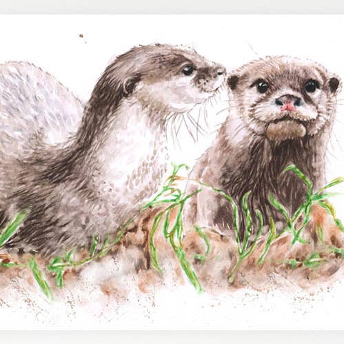 Keramische schaal - Otter Tales voor wholesale door Country Creation