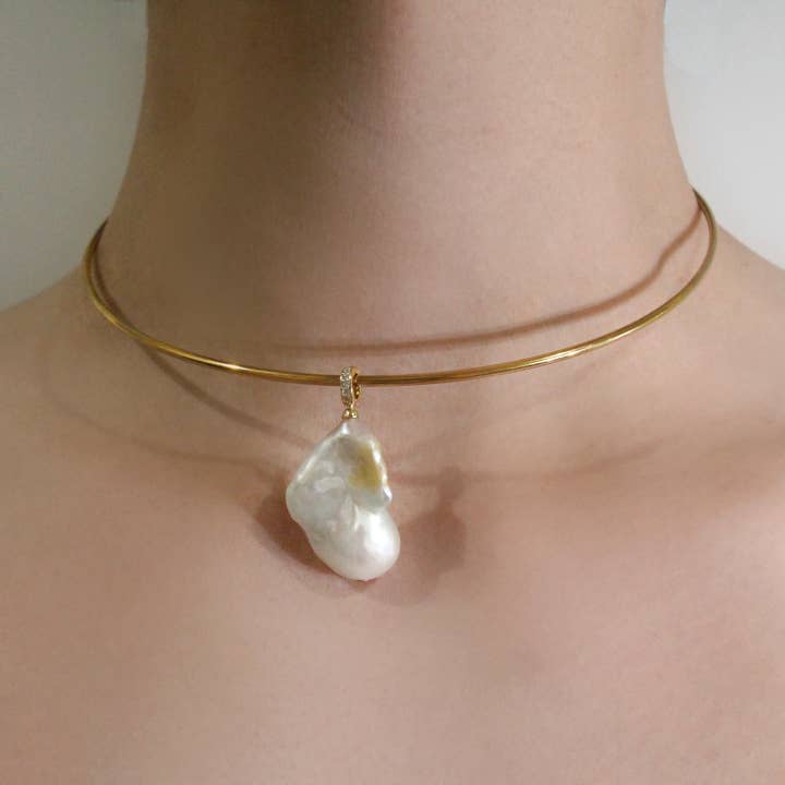 Celeste Parel Kraag Ketting voor wholesale door Ninemoo