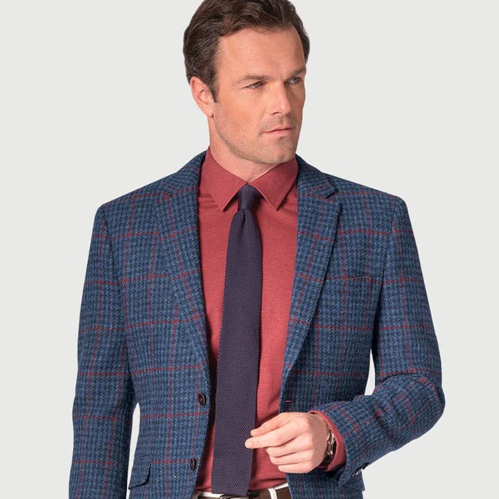 Veste ajustée Harris Tweed pour hommes - Perth pour la vente par The Scotland Kilt Company