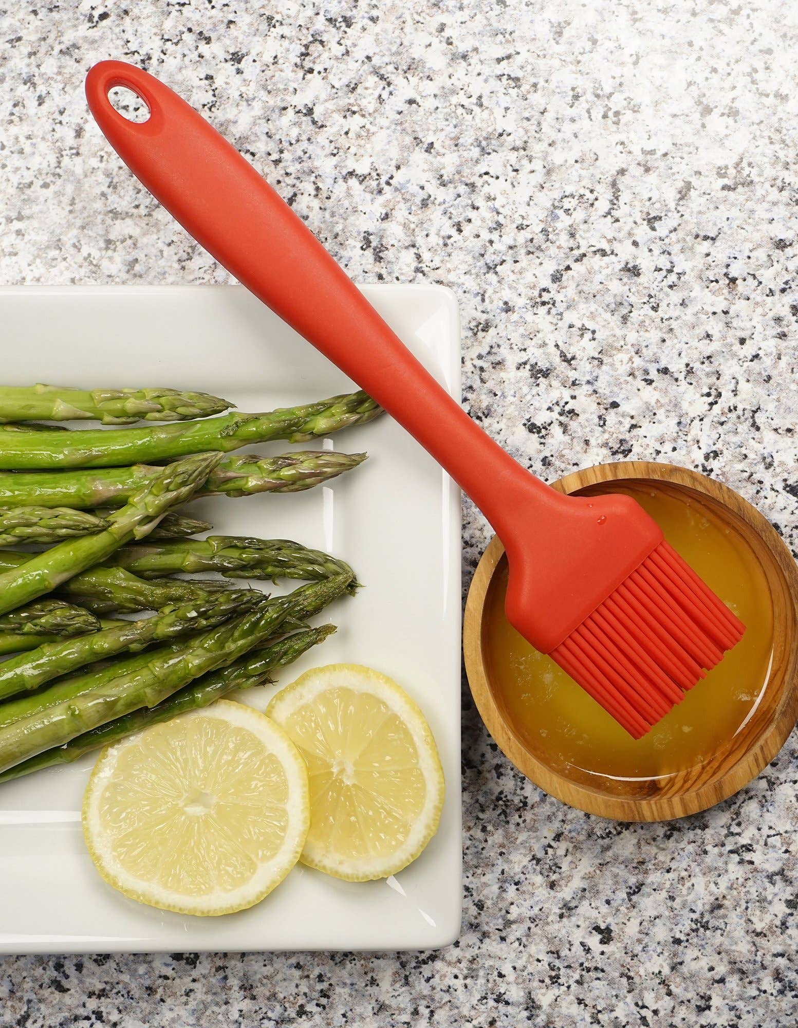 RSVP International - Wholesale Basting Brush - Silicone Basting Brush - Red7