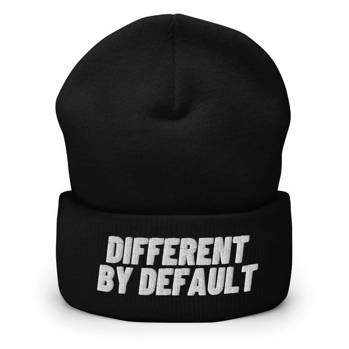 Different By Default Cuffed Beanie - Embrace Differences for wholesale by The Beanie Shop