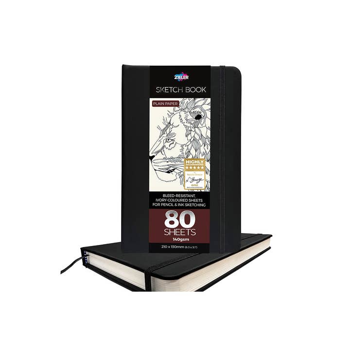 Chartpak, Inc. - Wholesale Sketchbook/Sketchpad - Zieler Classic Hardcover Art Sketchbook