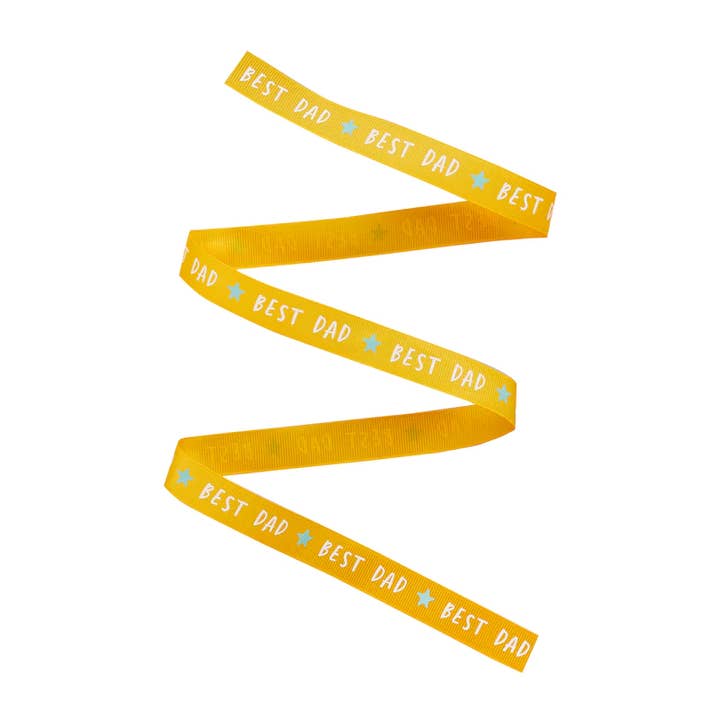 Hootyballoo by Club Green – wholesale Ribbon – Gift wrapping – Best Dad' Ribbon 5M1