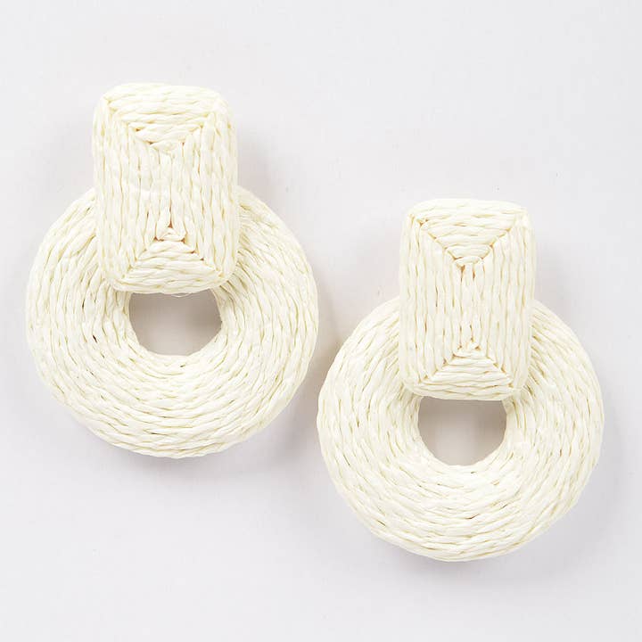 3AM BY H&D ACCESSORIES – Brincos de argola por atacado – Brinco de Papel Artesanal8