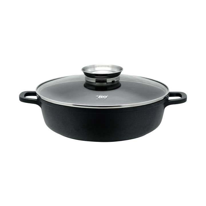 Elo Alucast Round Slow Cooker with Lid 28cm for wholesale by Elo