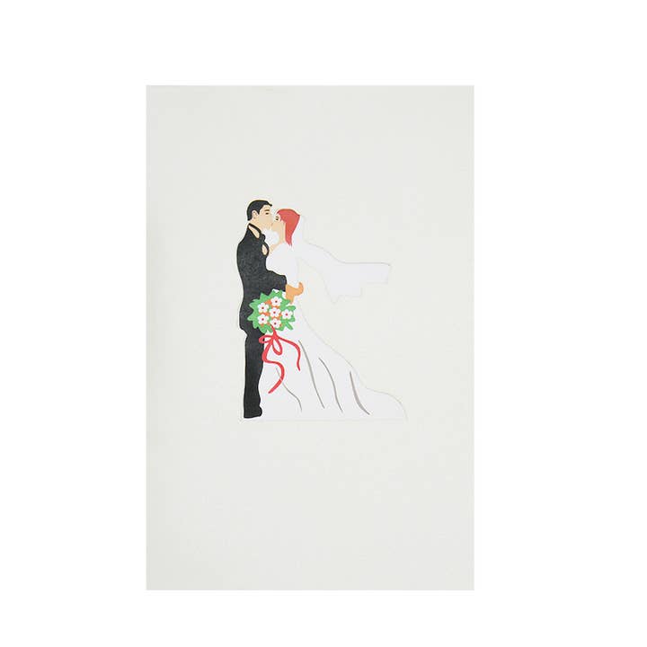 RF Distribution – postal de casamento por atacado – Cartão de casamento surpresa de origami1