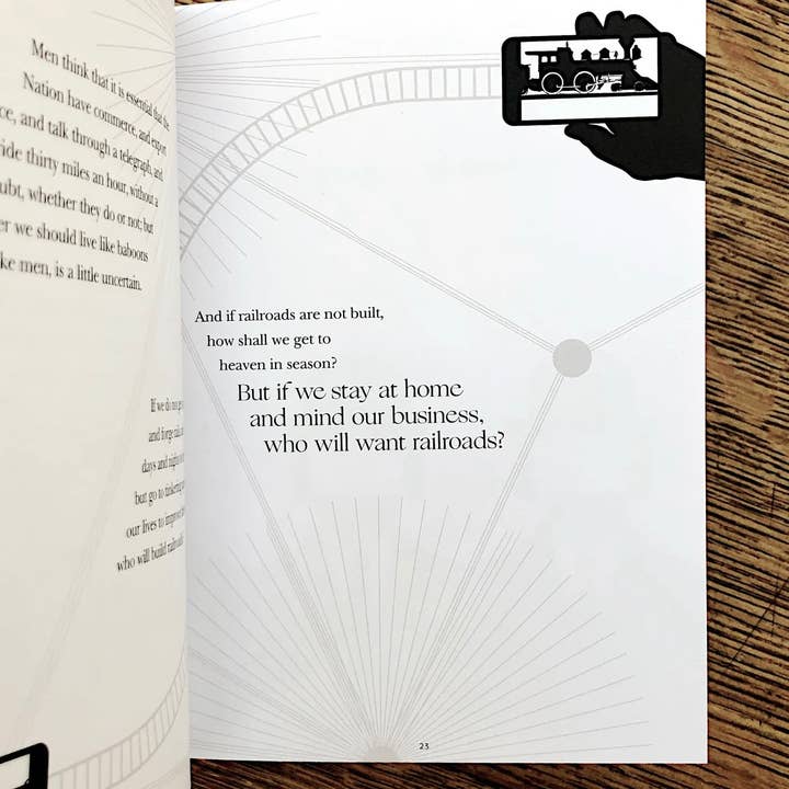 Obvious State - Wholesale Display Book - To Live Deliberately, Henry David Thoreau3