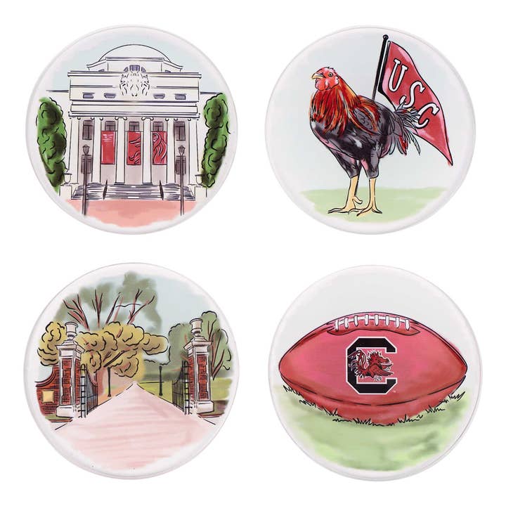 South Carolina Coaster Set/4 for wholesale by Glory Haus