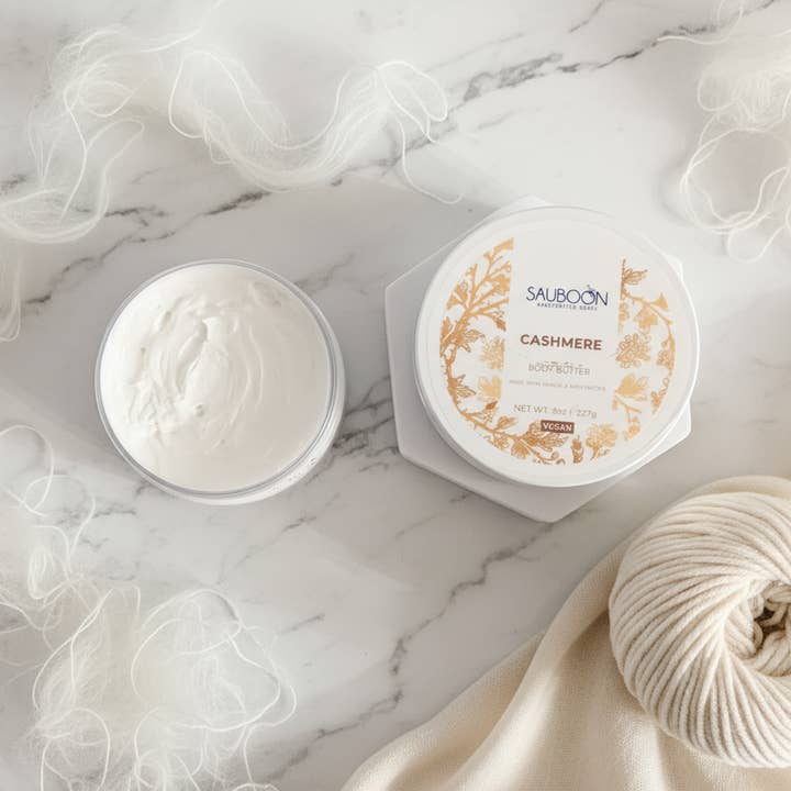 SAUBOON Handcrafted Soaps - Wholesale Body Balm/Butter - CASHMERE BODY BUTTER4