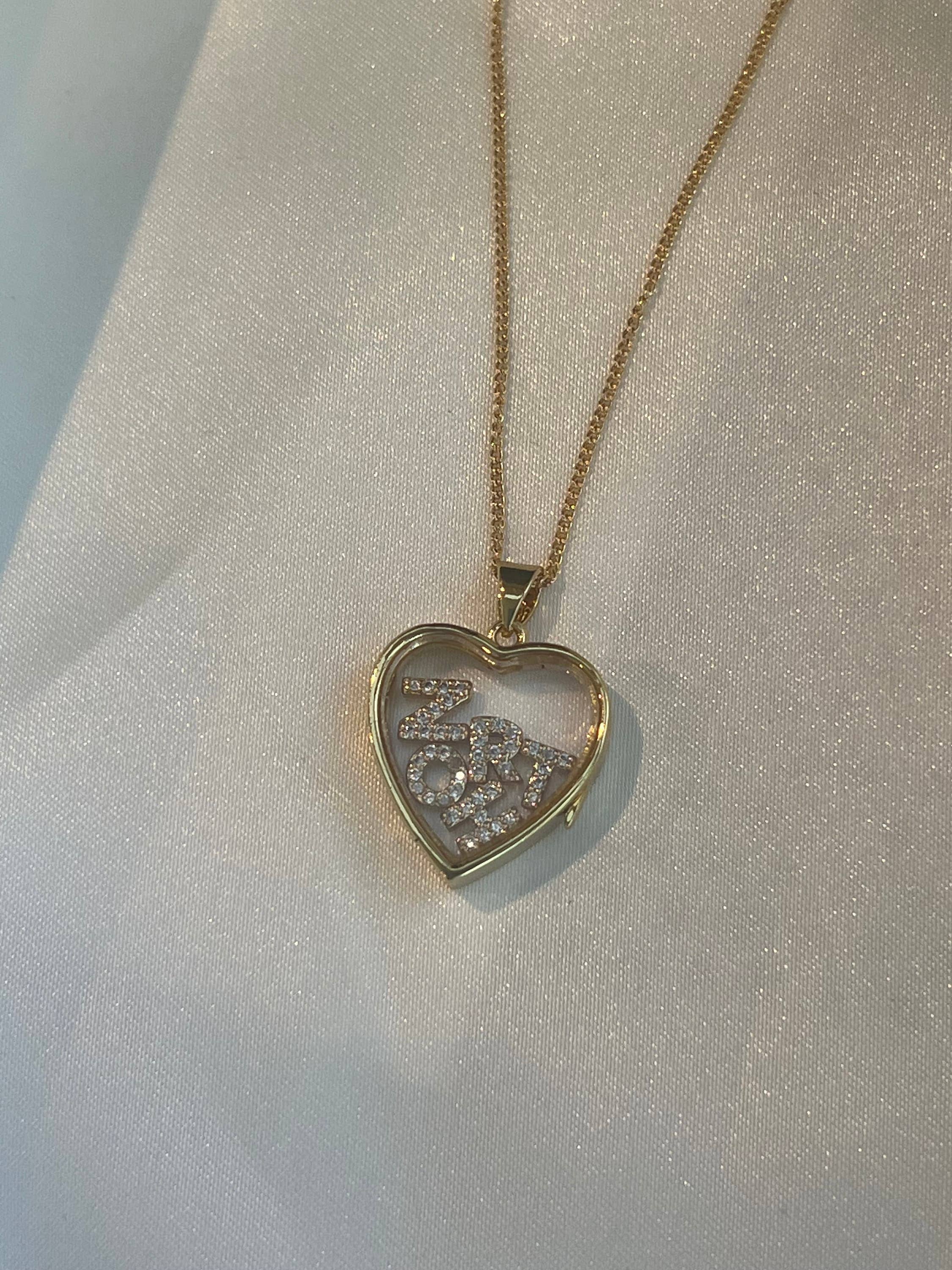 23North Jewelry - Wholesale Locket Necklace - Custom Crystal Letter Locket Necklace7