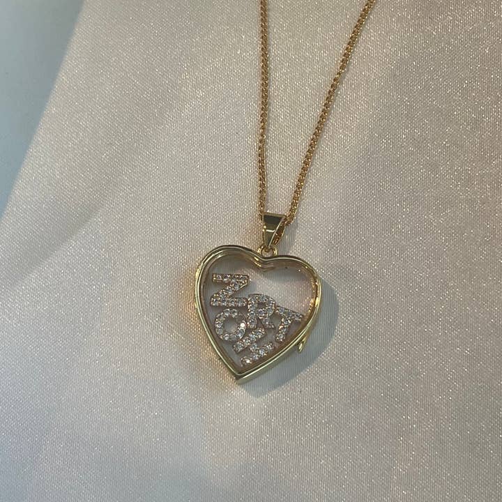 23North Jewelry - Wholesale Locket Necklace - Custom Crystal Letter Locket Necklace7