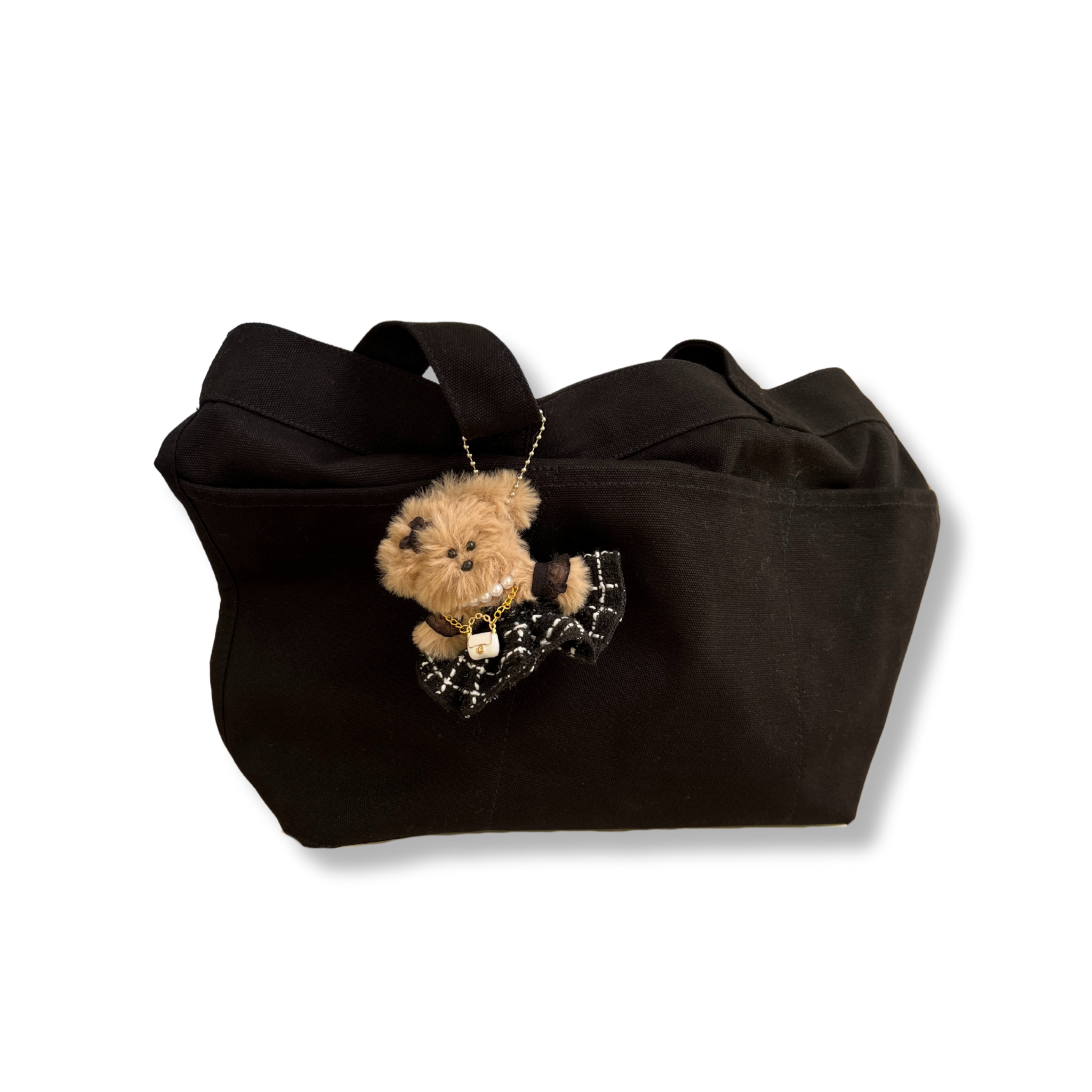 MODEUN SHOP - Wholesale DIY Craft Kit - FANCY BLACK MORU DOG DIY KEYCHAIN KIT2