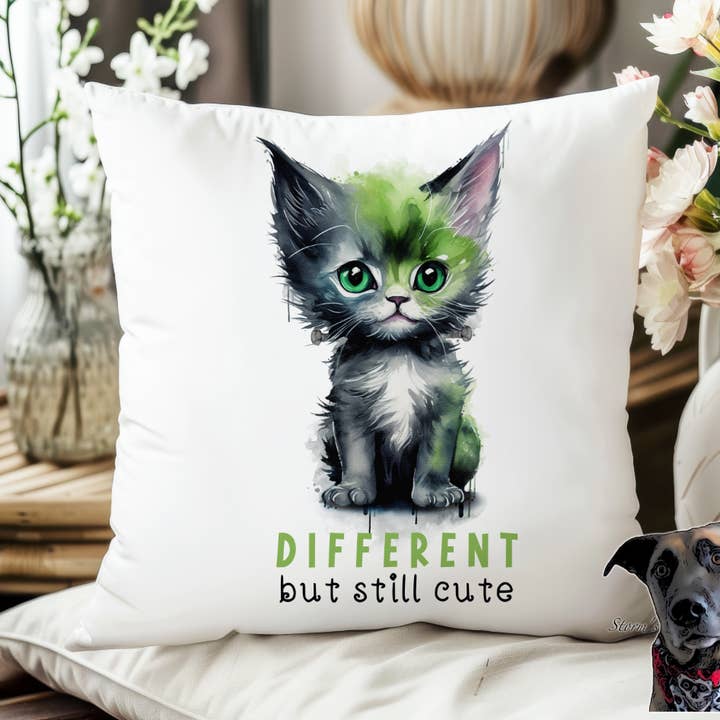 Frankenkitty Cat Cushion - Frankenstein Cat Kitten for wholesale by Storms Style