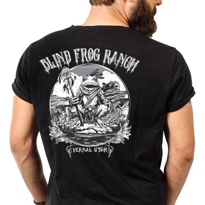 Smithco Distributing – wholesale T-shirts med screentryck – Herr – Blind Frog Ranch grafiska T-shirts - TV-serietröja, BFR-merch