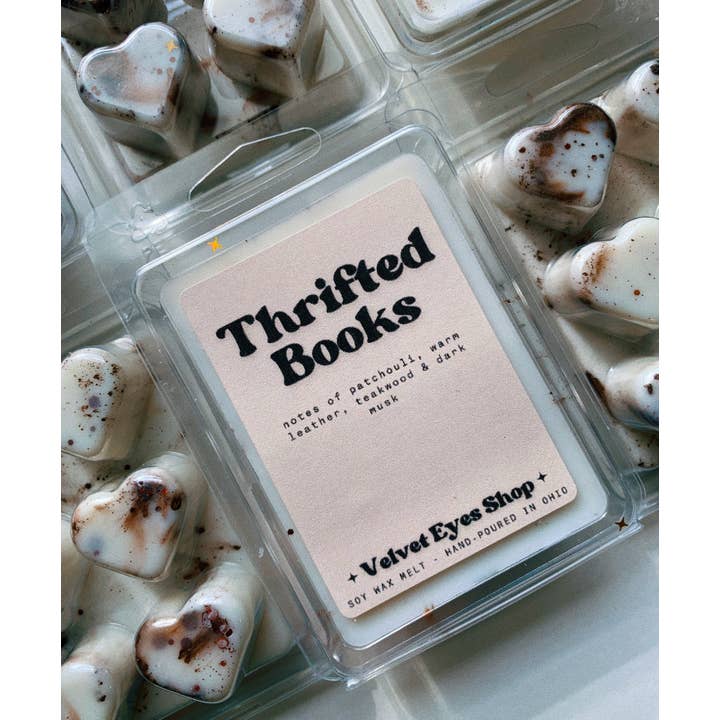 Velvet Eyes Shop - Wholesale Wax Melt - Thrifted Books Wax Melt1