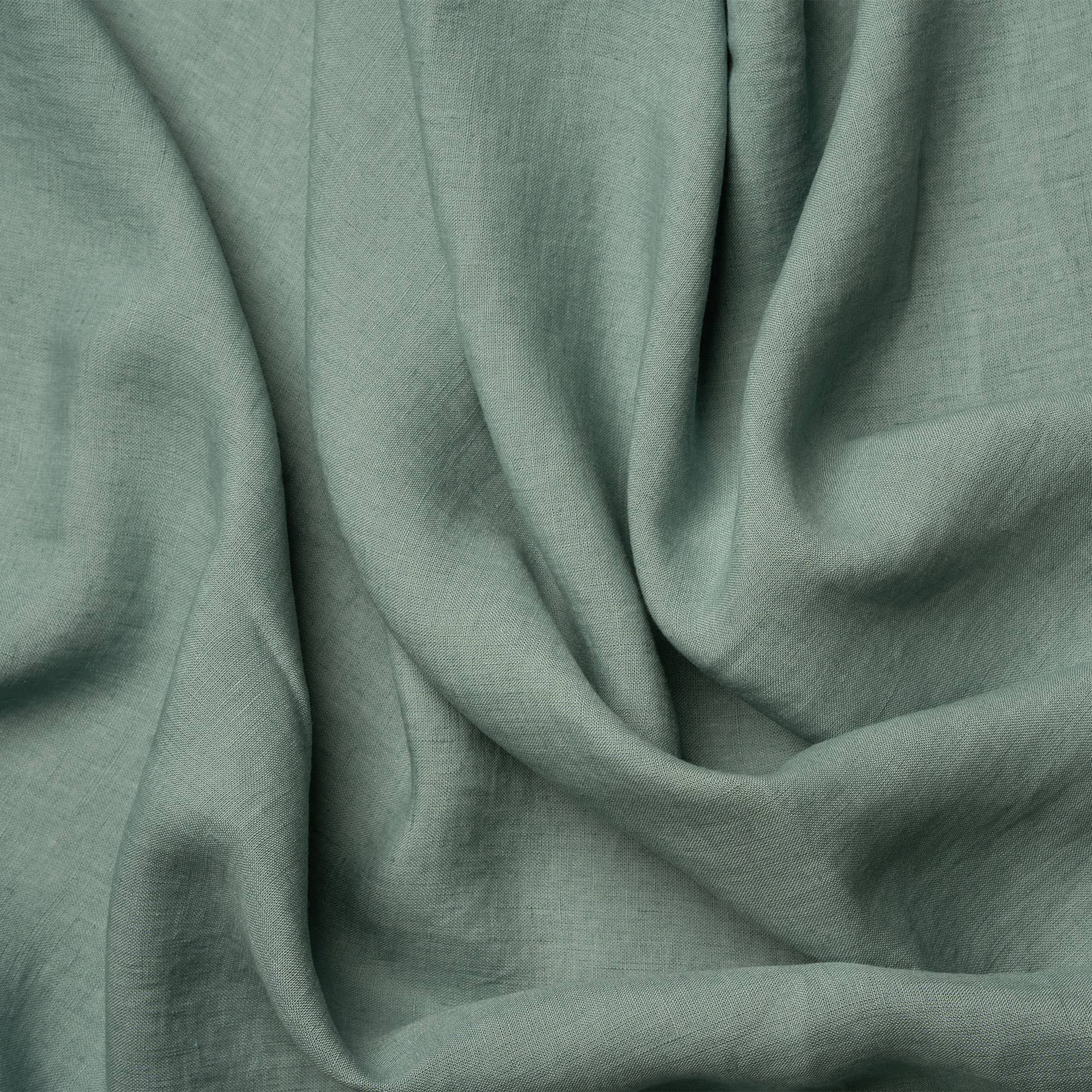 menique – Großhandel Kleid – Damen – Leinenkleid mit Knopfleiste vorne Brigit - Weißes Sommer-Freizeitkleid9