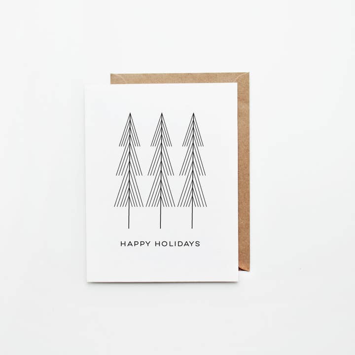 HAPPY HOLIDAYS, TREES _ BOXED SET for wholesale by MINDERSON PRESS