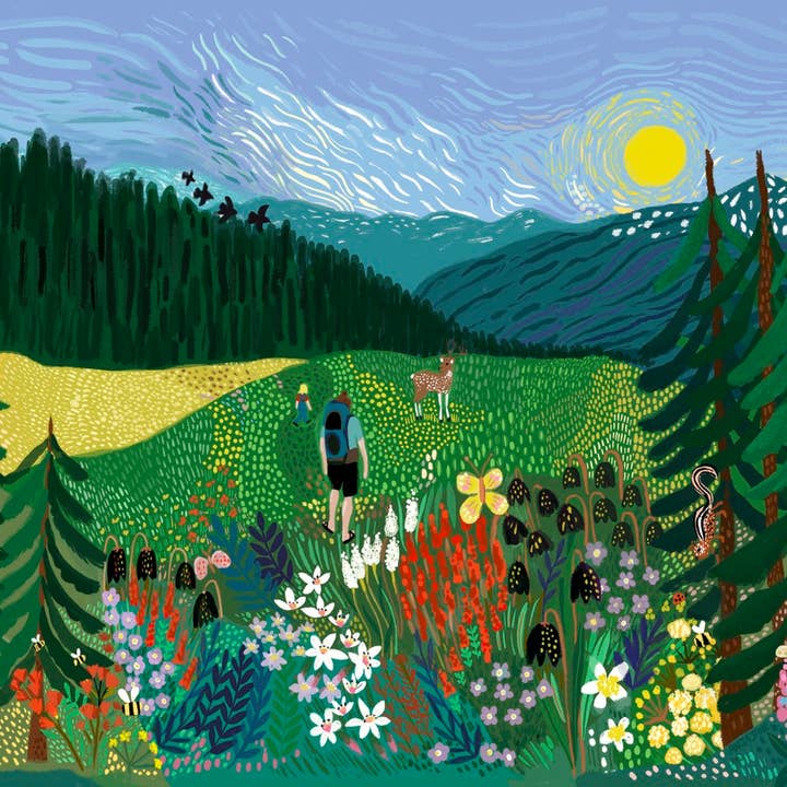 Olympic National Park Art Print for wholesale by Anja Jane