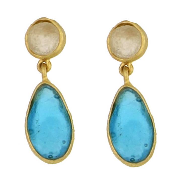 Multi Bubble Drops Dainty Post Earrings for wholesale on Faire0