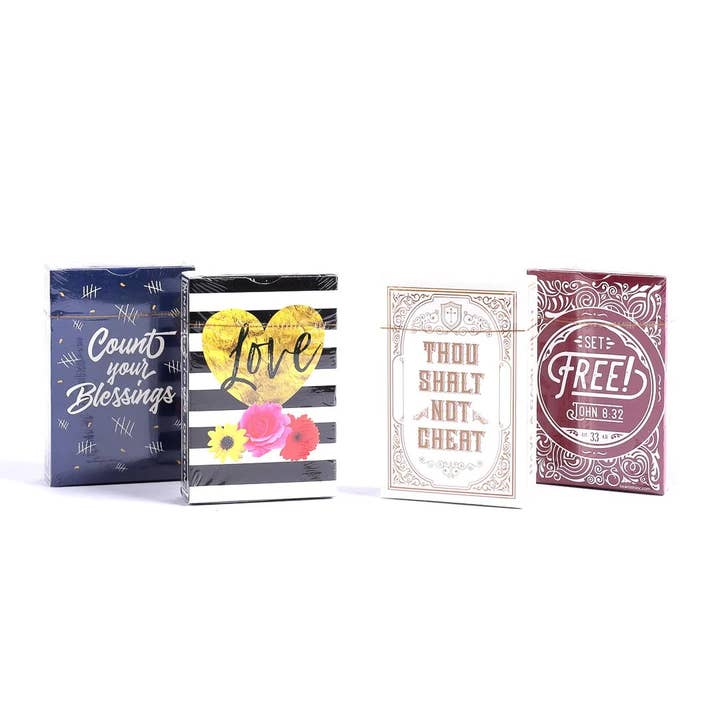 Swanson Christian Products - Wholesale Playing Cards - Playing Cards Contemporary/Traditional Display 12 Count1