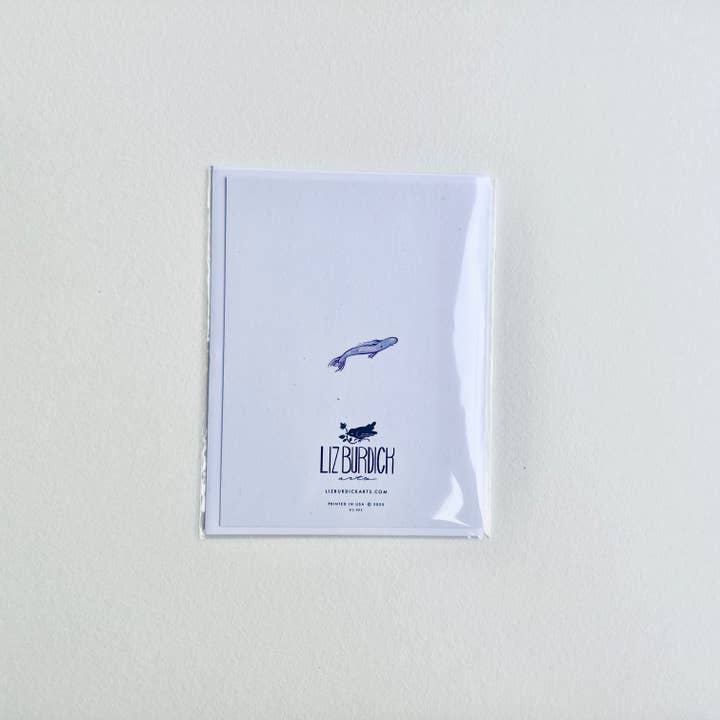 Liz Burdick Arts - Wholesale Everyday Greeting Card - Seagull Card2