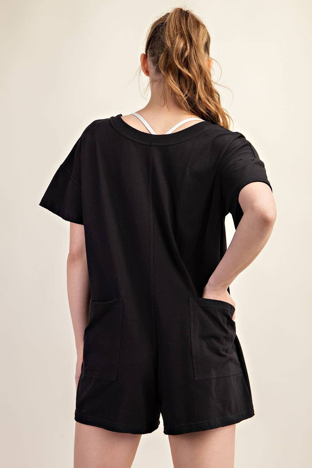 Peace Love Line – wholesale Byxdress - Dam – PL2218 - BOMULLSLYCRA SOLID ROMPER4