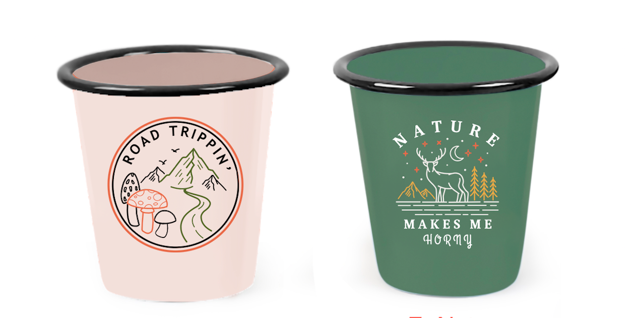 The Sacred Wild Candle Co - Wholesale Jar/Filled Candle - New! Reusable Enamel Cup Candle - Glacier National Park6