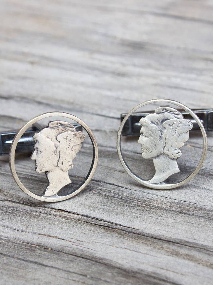Liberty Circled Cufflinks for wholesale by Stacey Lee Webber