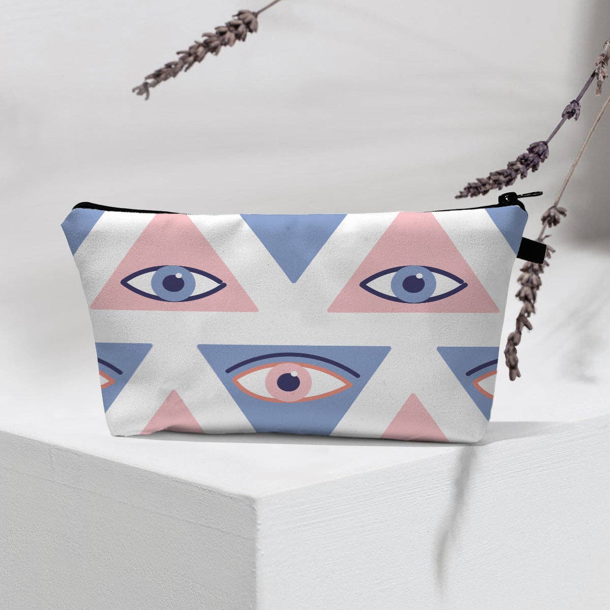pinkblu02 - Wholesale Make-up tas/toilettas - Damesmode Boze Oog Draagbare Cosmetica Tas67