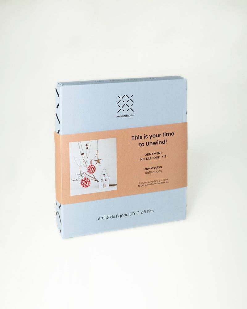 Unwind Studio – Großhandel Bastelset – Winter Lodge - Stickset für Weihnachtsornament9