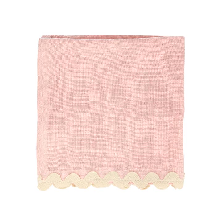 Meri Meri - Wholesale Dinner & Cloth Napkin - Pastel Ricrac Fabric Napkins