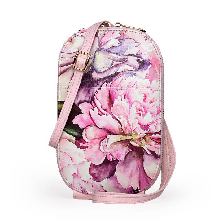 Peonies Crossbody for wholesale by Monarque
