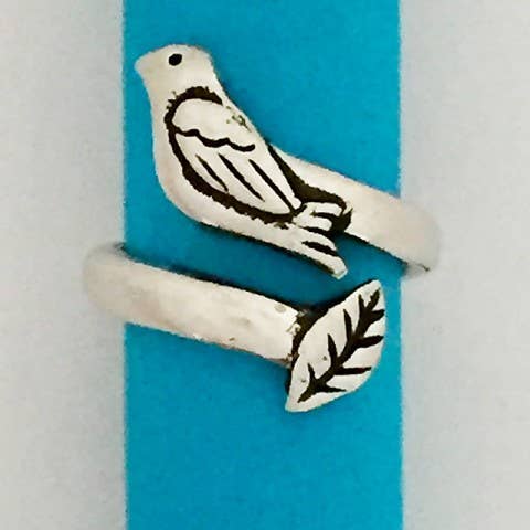 Basic Spirit – wholesale Band/Stackad Ring – Justerbar fågel