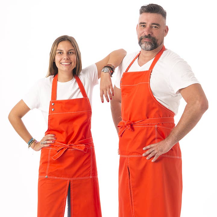 SAINT-TROPEZ apron XL polyester/cotton for wholesale by TRAVAUX EN COURS...