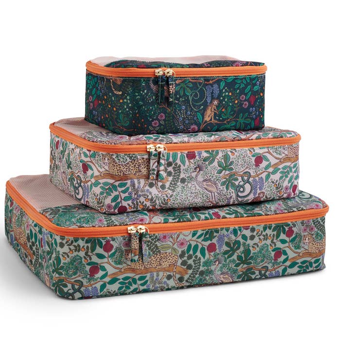 Safari Packing Cube Set for wholesale by Rifle Paper Co.