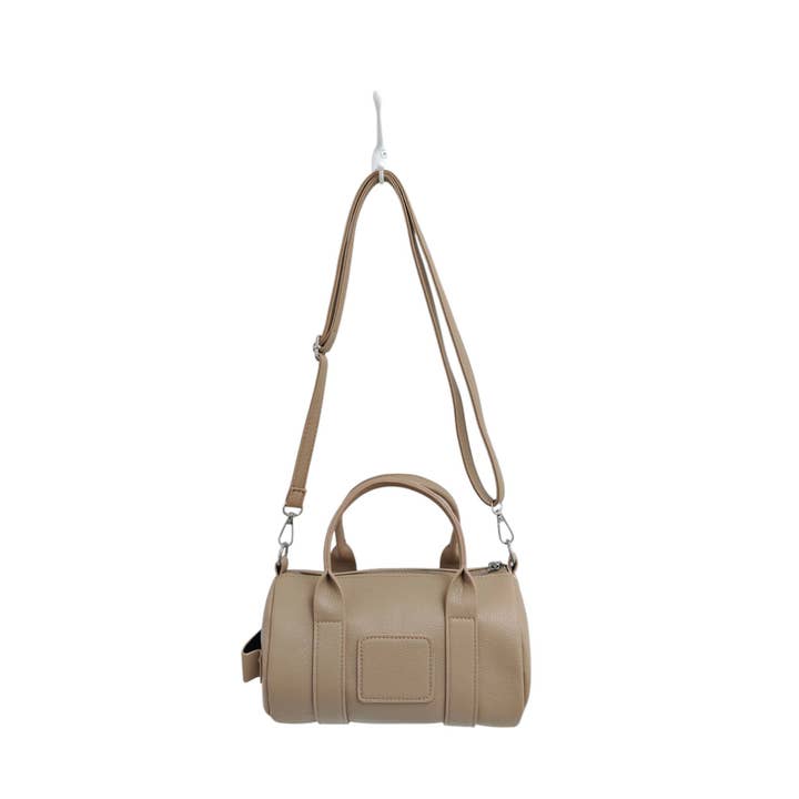 Superbia – wholesale Crossbody bag – Women's – Small Soft Duffle Bag with Long Strap Silver Hardware-66558