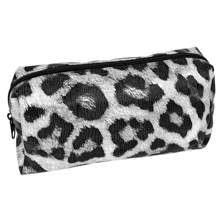 Leopard Black Pencil Case for Girls, Teenagers and Adults for wholesale by Powell Creative Products Ltd