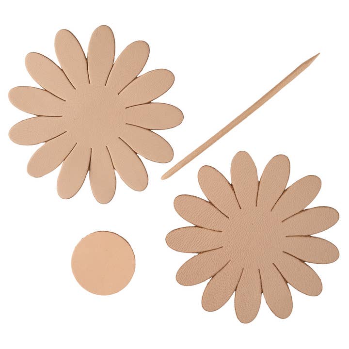 Natural Sunflower Leather Sculpting Kit for wholesale on Faire