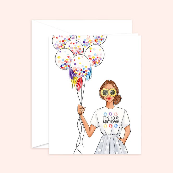 Almeida Illustrations - Wholesale Birthday Card - It's your Birthday! Greeting Card2