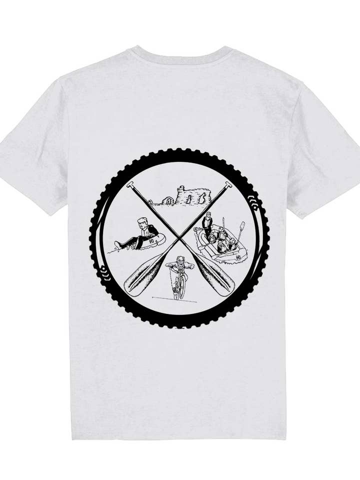 Beartrax Logo Collab White T-Shirt for wholesale by Helz Defined