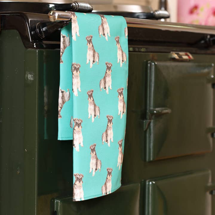 Tracey Cooper - Wholesale Tea Towel - Schnauzer Tea Towel