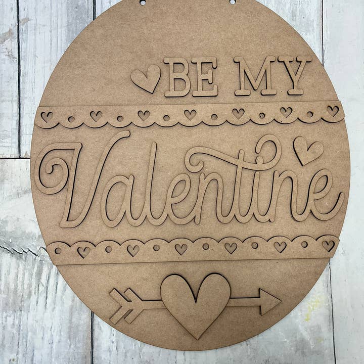 Kit fai-da-te per ghirlanda rotonda di San Valentino per la vendita all'ingrosso da parte di Rustic Home Co LLC