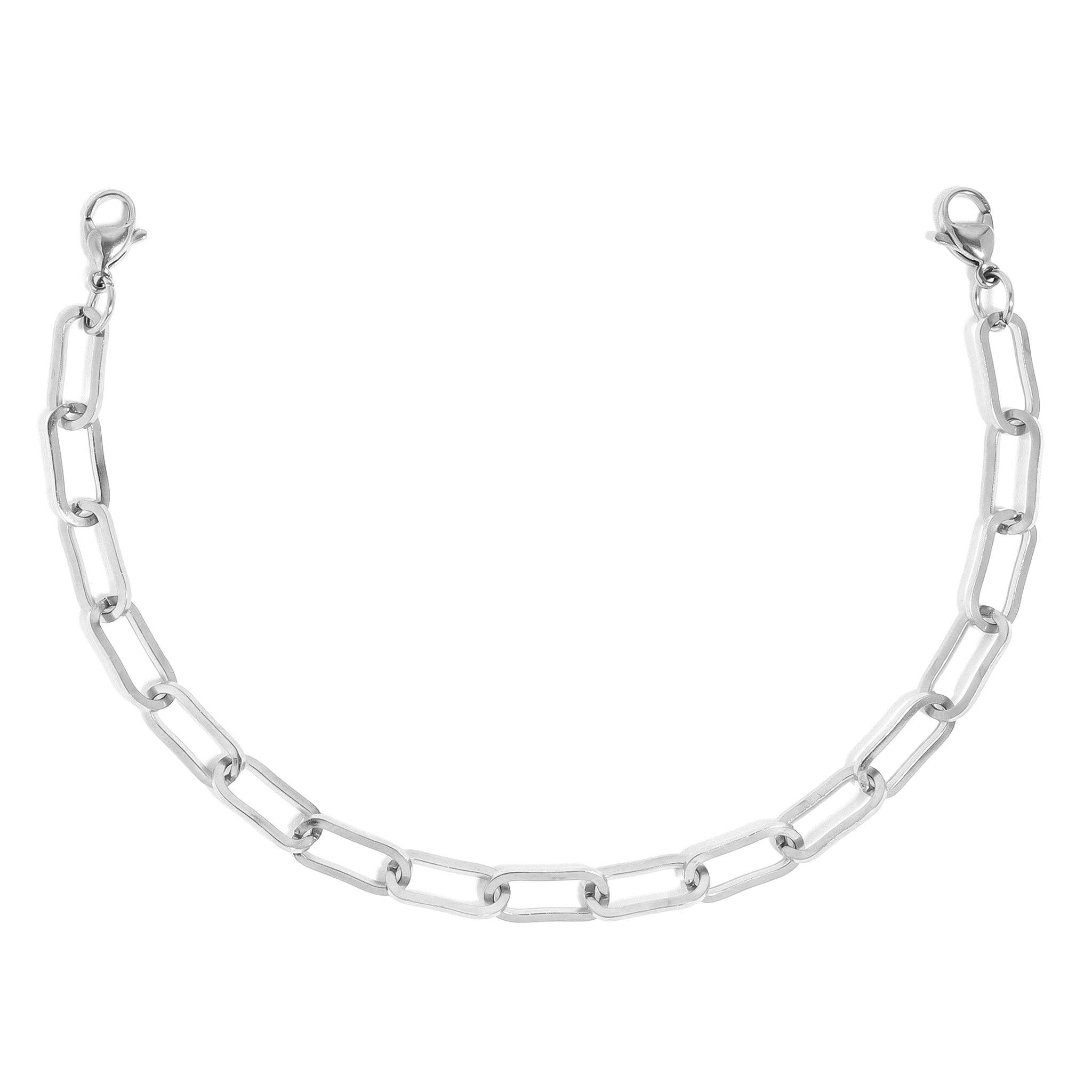 WJW - Wholesale Hat Accessory - Women's - Trucker Hat Chain: 18K Gold PVD Stainless Steel Paperclip3