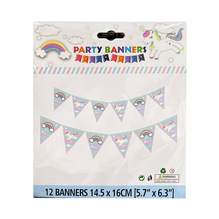 Sensibling Corp. - Wholesale Party Sign/Banner - 12PCS - Unicorn Party Banners
1