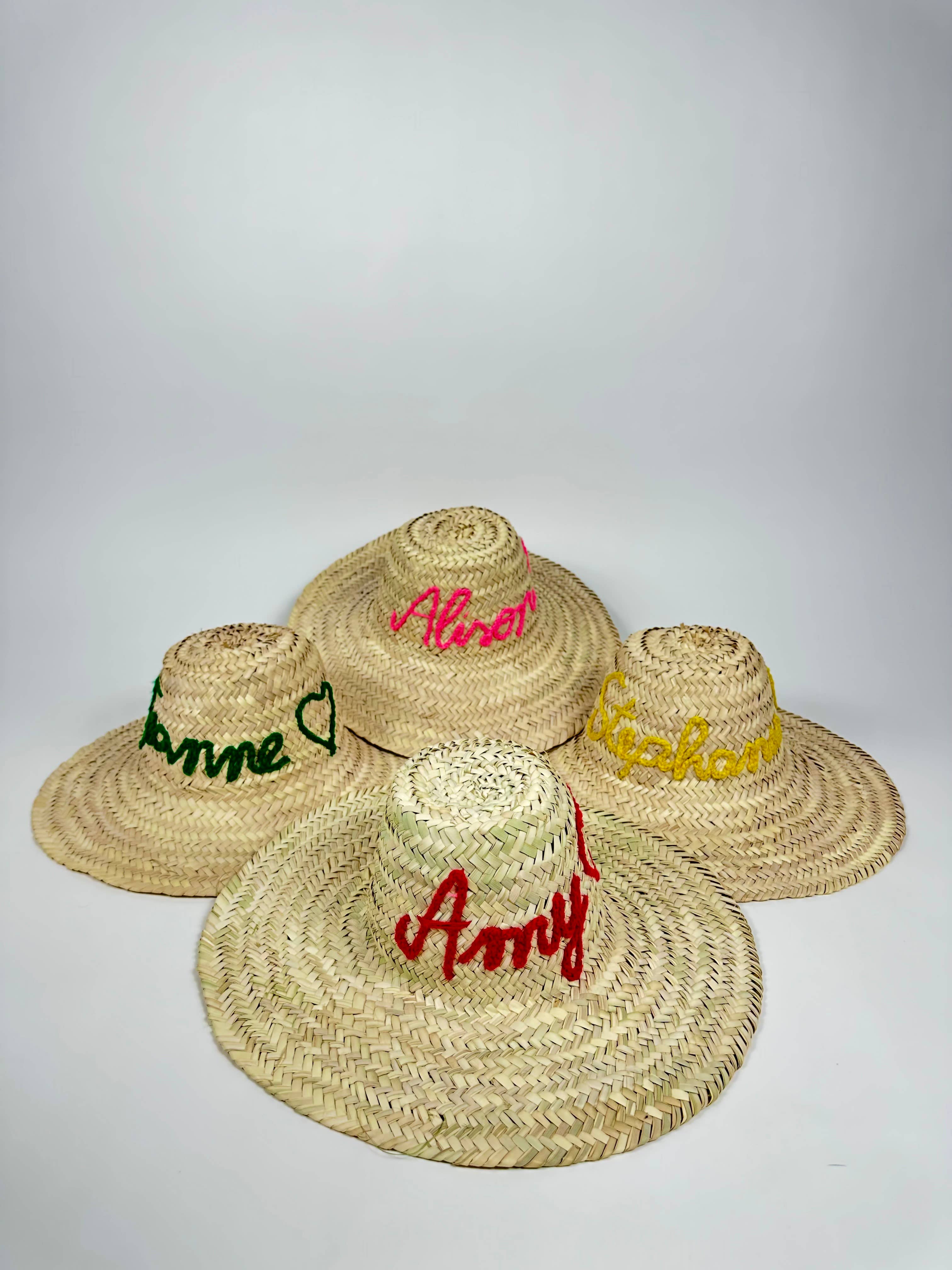 Mikwi - Wholesale Straw Hat - Women's - Personalised Straw hat - DECORATIVE STRAW HAT - Moroccan hat16